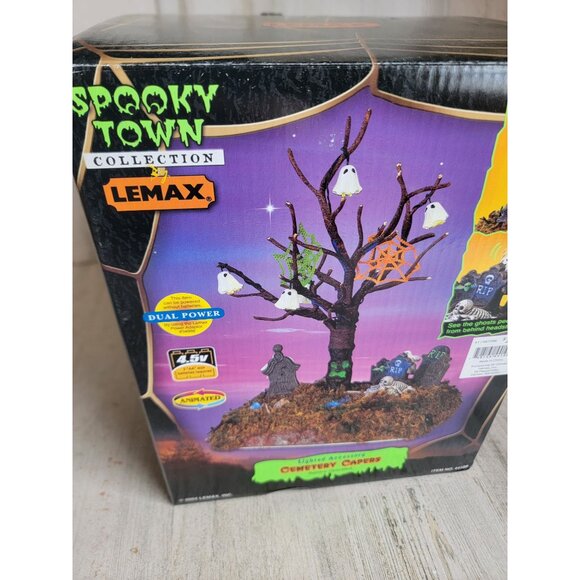 Spooky town lemax Cemetery Capers Halloween Village accessory - Picture 2 of 6